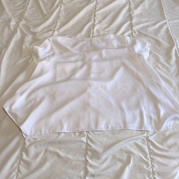 BCBG Max Azria White Kelsey Top Size Small - Picture 9 of 9